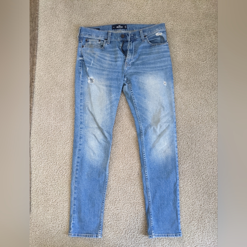 Hollister Men's Skinny Jeans Distressed